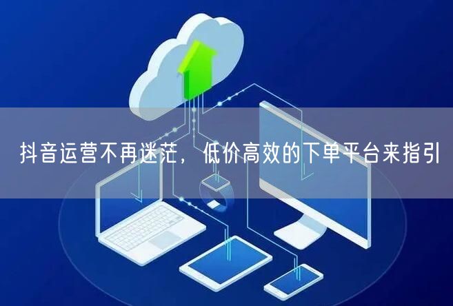 抖音运营不再迷茫，低价高效的下单平台来指引
