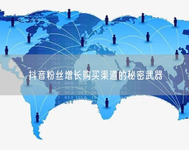抖音粉丝增长购买渠道的秘密武器