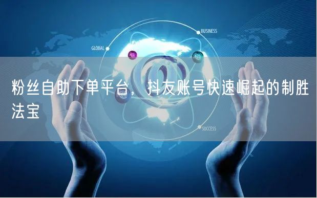 粉丝自助下单平台，抖友账号快速崛起的制胜法宝