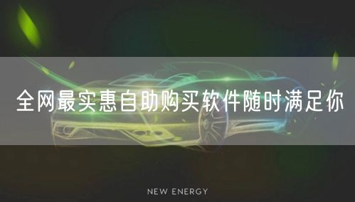 全网最实惠自助购买软件随时满足你
